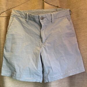 American Eagle Outfitters Light Blue Ladies Flat Front Chino Shorts